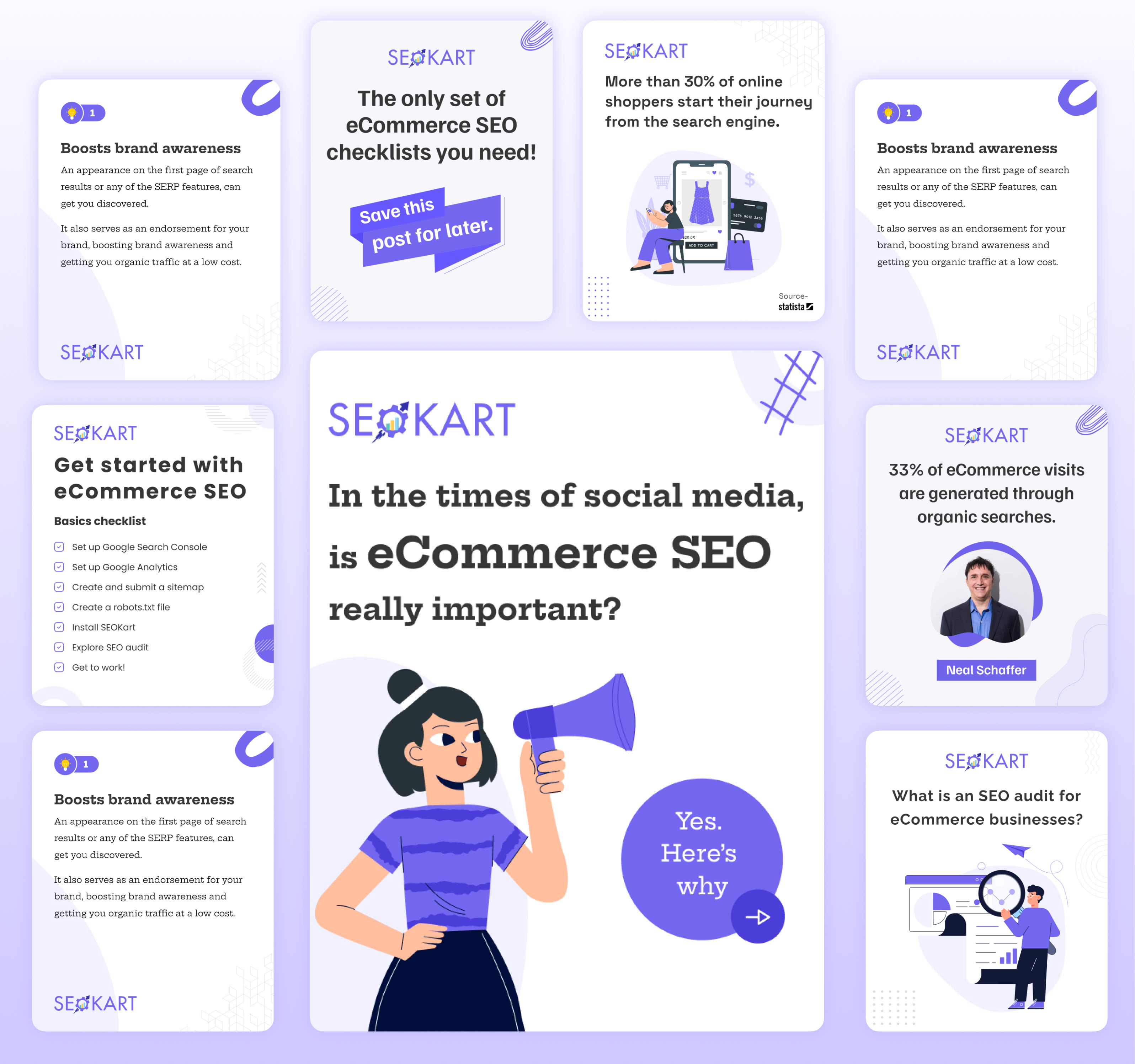 Example of Social Media Carousel Post Design