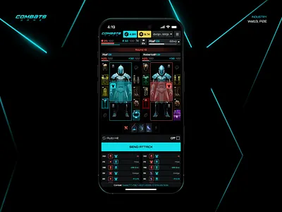 Combats - Play to Earn Fighting Game blockchain crypto nft p2e play to earn ui uiux web design web3