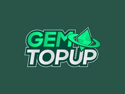 Gem Topup Logo crystal logo games gem topup gem