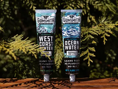 Gumsmith Toothpaste branding package design packaging toothpaste