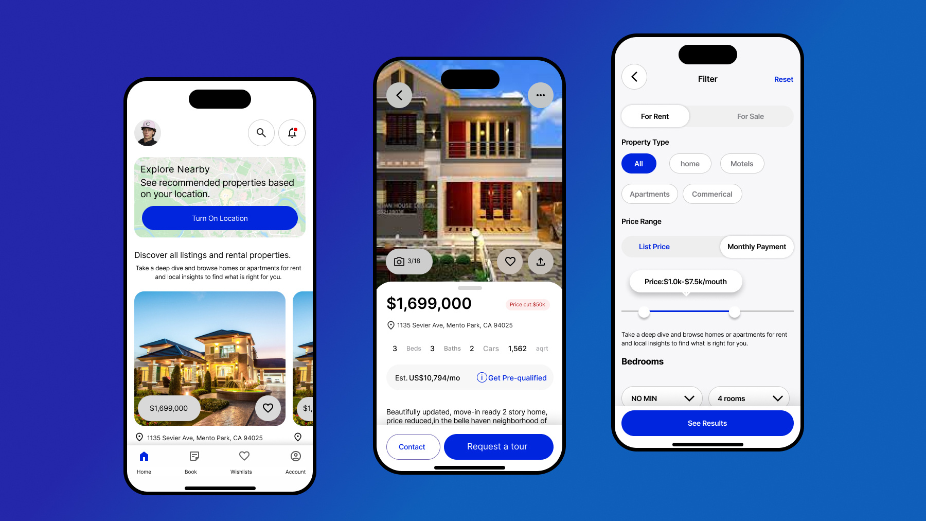 Example of UI/UX   Web& App& Social & Icon Design