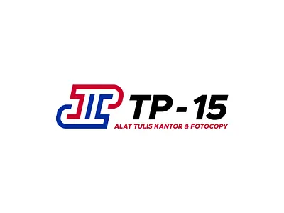 TP - 15 Stationary Logo ambigram logo initial logo simple logo stationary logo store logo toko atk