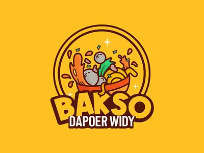 Bakso Dapoer Widy Logp bakso logo bowl logo food logo meatball logo