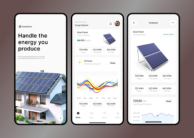 Solar System App Design app design branding designer figma graphic design mobile ui
