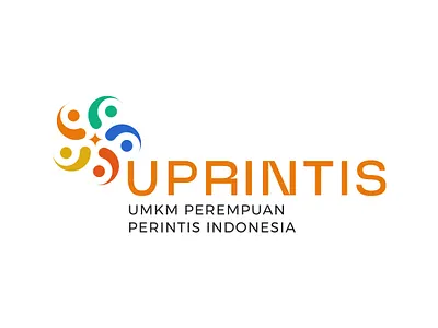 UPRINTIS Logo business logo contest logo corporate logo sun logo team work logo umkm logo uprintis logo women logo