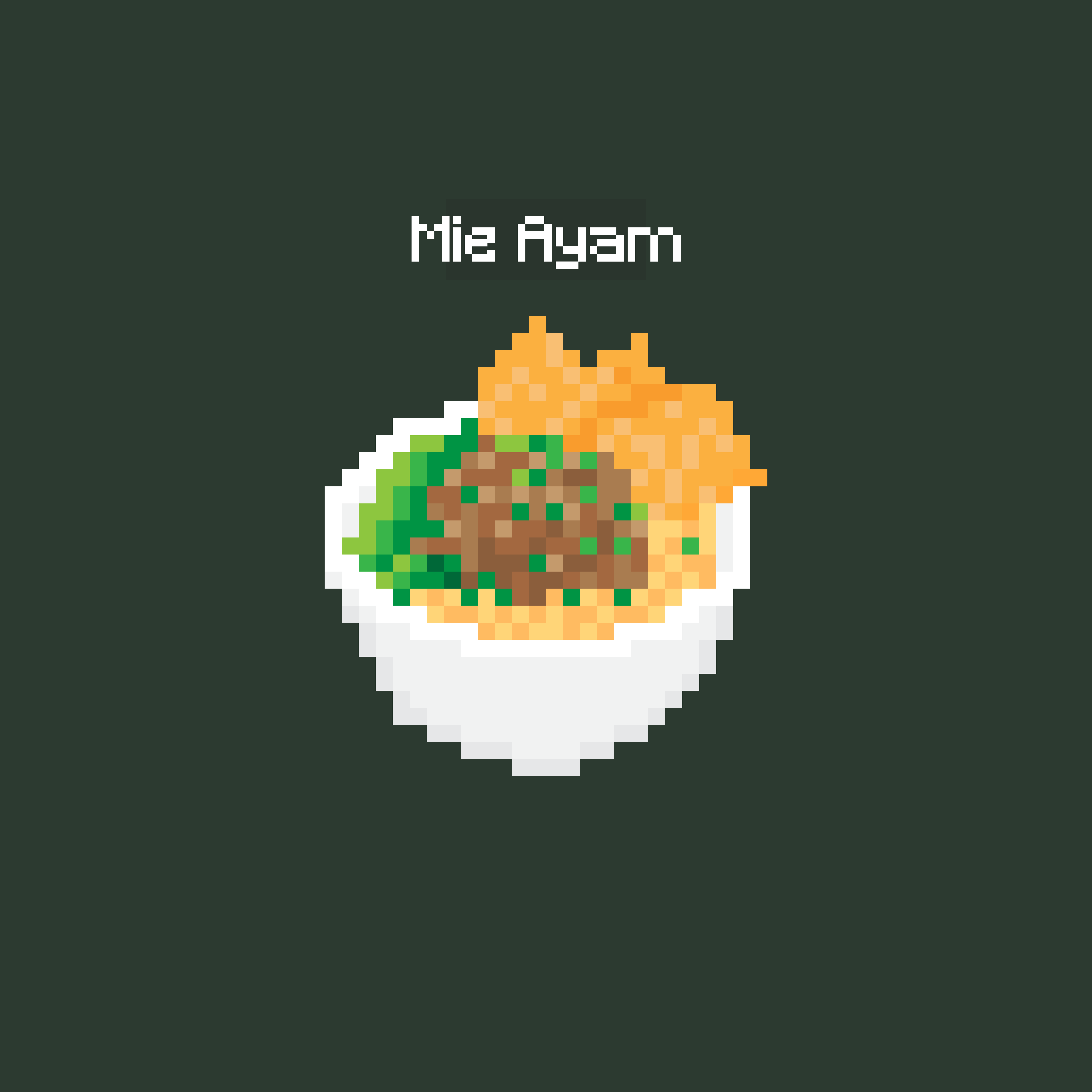 Indonesian Traditional Food - Mie Ayam indonesia mie ayam pixel pixel art