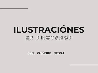 ILUSTRACIONES EN PHOTOSHOP branding graphic design