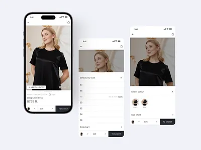 GRIOL | Product card design flat minimal mobile product card ui ux web website