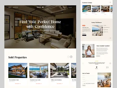 Real Estate Luxury Agent Website Design broker website design figma website luxury agent website real estate broker real estate mobile app real estate web design real estate website realtor website user experience design website mockup website template website ui design