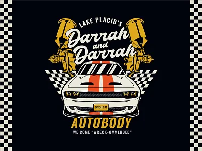 Brand Design — Darrah & Darrah Autobody apparel apparel design brand design branding design graphic design logo logo design