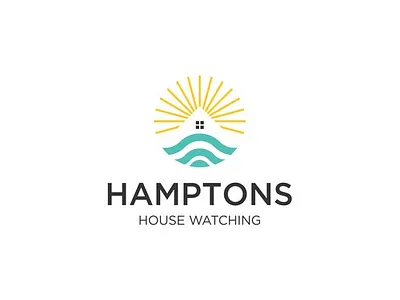 Hampton house watching sun nature water logo design brand brand identitiy branding design home landscaping logo logodesign nature real estae spa summer sun sunny trave traver vication water