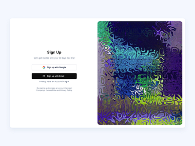 Sign Up page create account figma form log in login quote sergushkin sign in sign up signin signup simple split screen testimonial ui ui design user interface ux ux design webflow