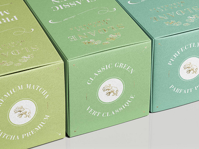 Sloane Tea Package Design branding graphic design package design pastel pastels rainbow tea tea branding tea packaging vintage