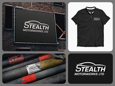 ⁠STEALTH MOTORWORKS LTD - Logo Design - Wordmark Logo automotive logo design uk best dribbble shots brand guidelines brand identity letterlogo logo design services near me modern wordmark logo monogram logo monogramlogo motor logo performance automotive logo rimongraphics sleek automotive logo vehicle logo design wordmark logo