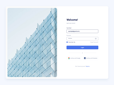 Log In page account design form forms log in login login parol login password minimal page real estate register registration sign in sign up simple ui ux web website