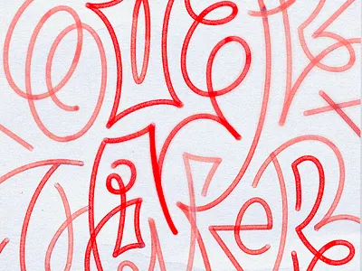 "Overthinker" – lettering poster lettering poster print typography
