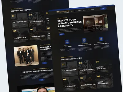 Esteemed Financials design web web design webdesign wordpress