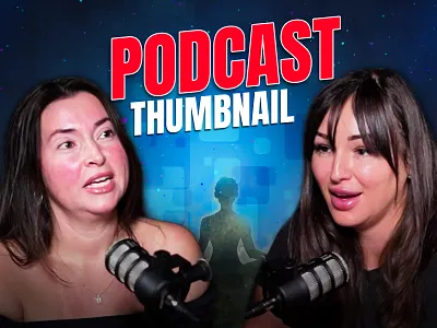 Podcast thumbnail graphic design graphic designer podcast podcast thumbnail thumbnail design thumbnail designer women empower