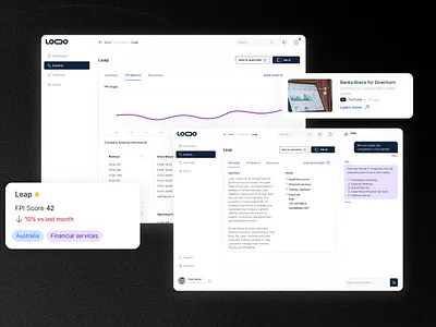 AI-Powered Financial Copilot Dashboard ai dashboard ui