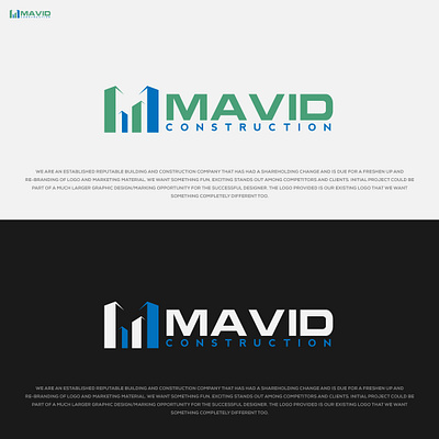A large construction and building company logo design. branding builder construction company home owner logo logodesignfor