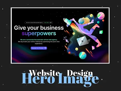 Hero Image Illustration graphic design illustration product design ui vector web design website