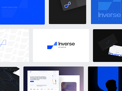 Inverse Studio - Brand Design brand assets brand design branding clean design logo ui uidesign uiux ux