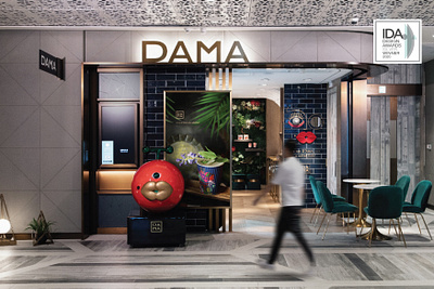 Branding design for DAMA Vegan Restaurant @K11 Musea