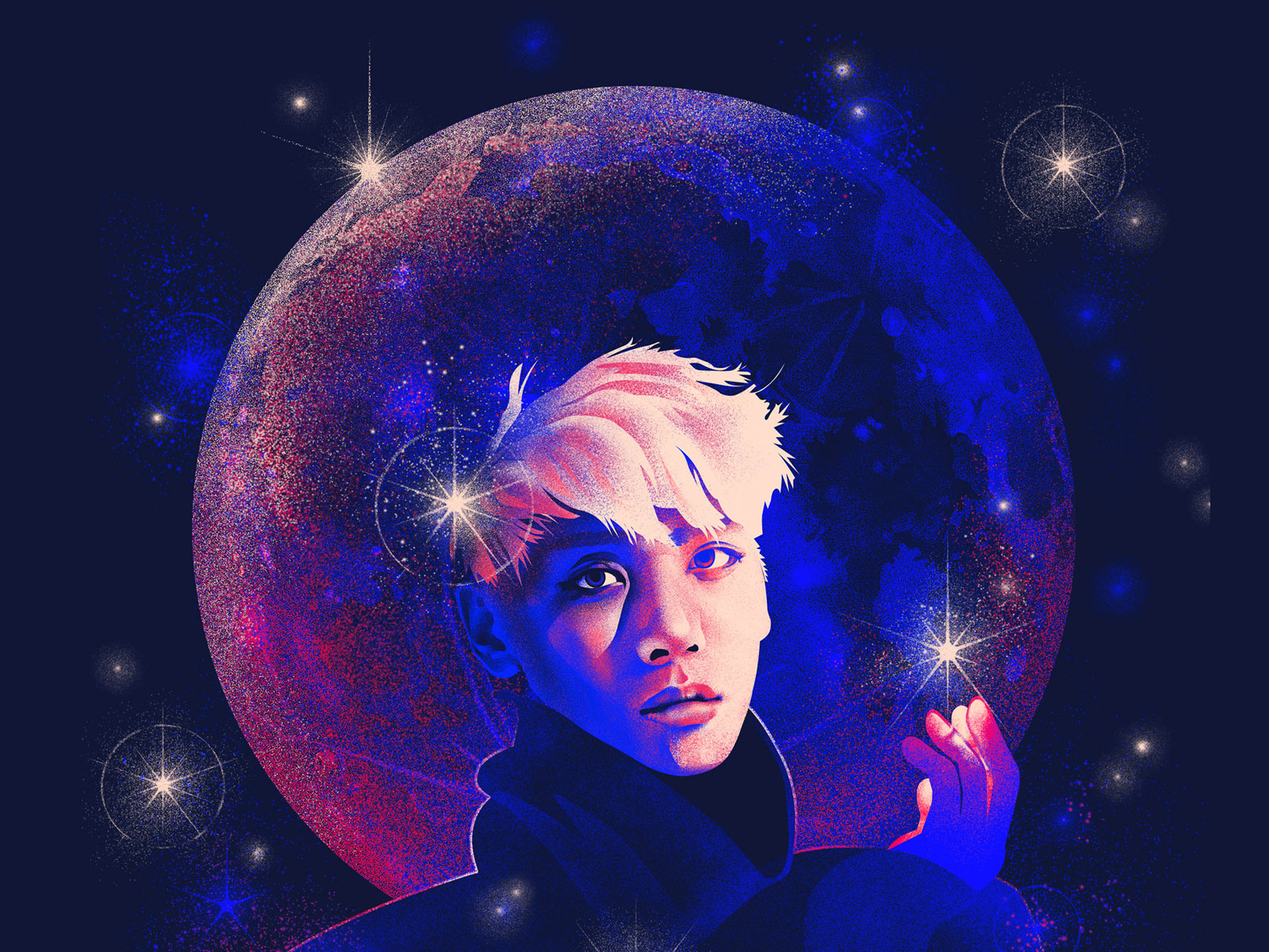 Jonghyun illustration ilustracja ilustracja cyfrowa jjong jonghyun k pop korean musicians polish illustration portrait portret