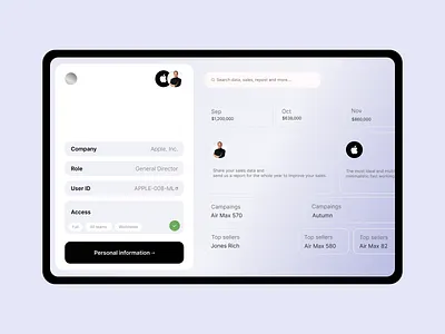 Modern Sales Analytics Platform analytics platform data overview data visualization digital workspace enterprise ux modern interface performance tracking productivity tool sales sales analytics sales report team management tracking ui concept ui design user friendly ux design ux ui web design website