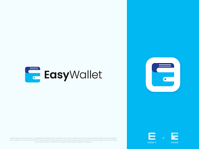 Easy wallet logo, logo design, logo, branding app icon bitcoin logo brand identity branding crypto logo cryptocurrency logo digital wallet finance logo logo logo design logo designer logos logotype minimalist logo modern logo pay logo payment logo tech logo technology logo wallet logo