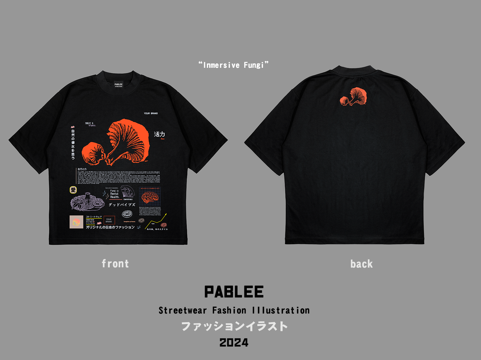 Example of Streetwear Japanese Illustration