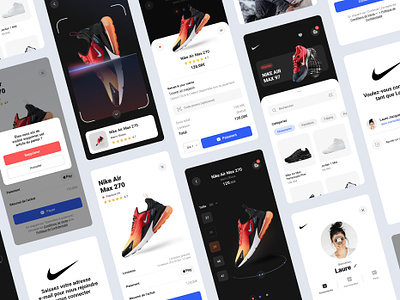Nike Challenge addon addons app design ecommerce mobile product shoes ui uidesign