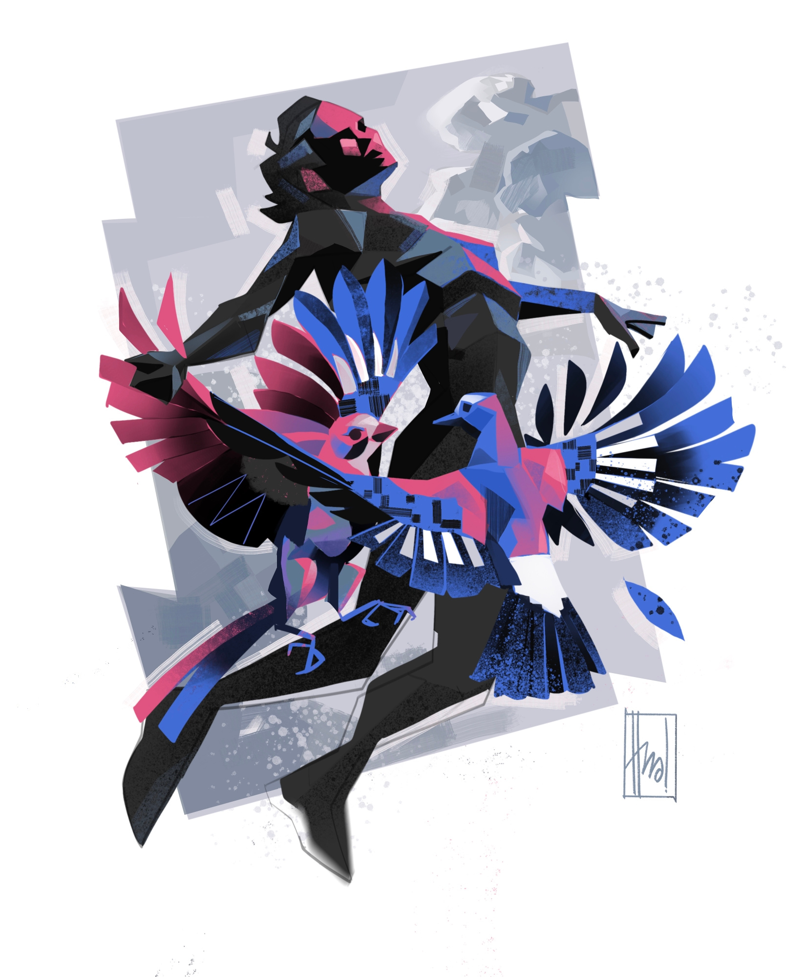 Wild Flight animal birds flight illustration lifestyle