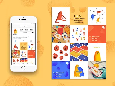 MyZones Card Game | Social Media branding calgary canada design female artist illustration illustrator logo