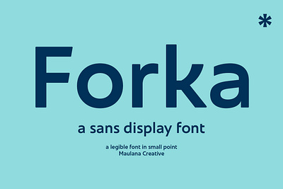 Forka Sans Font animation branding font fonts graphic design illustration logo nostalgic