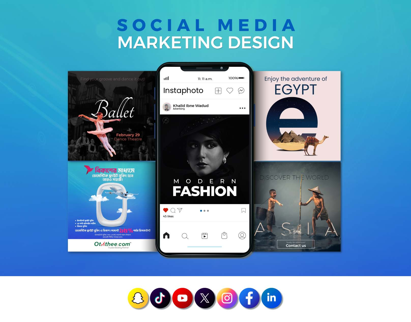 Example of Clean Social Media Post & Poster Design