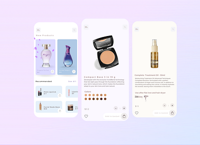 E-commerce app D'manny app cosmetic app design e commerce ui ui interface user interface