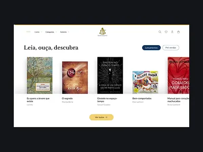 Sextante - Website books bookstore publishing house ui ui design webdesign website