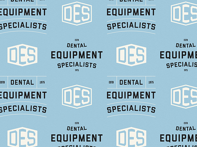 DES Continued branding dental design graphic design icon logo logo design retro type vintage