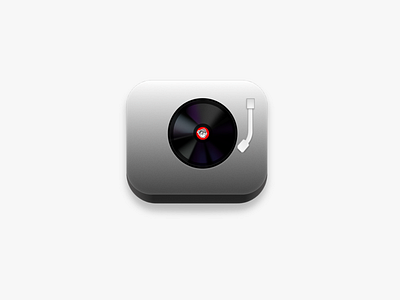 Design Daily #1: Interactive Skeuomorphic Turntable (Hover) animation illustration interaction motion graphics ui