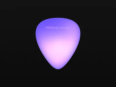 Guitar pick branding guitarpick illustration