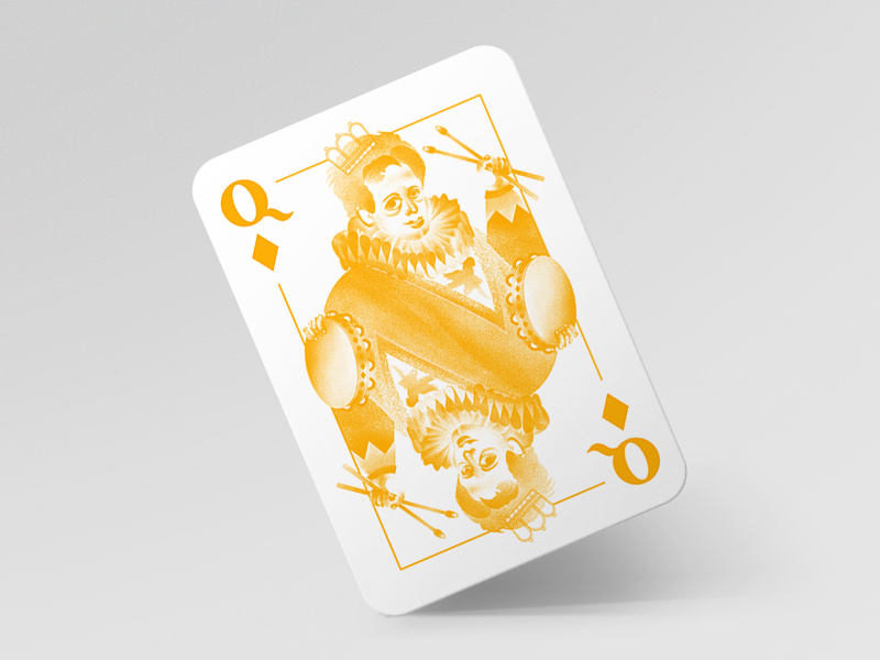 Queen cards adobe photoshop graphic design illustration ilustracja ilustracja cyfrowa people polish illustration portrait