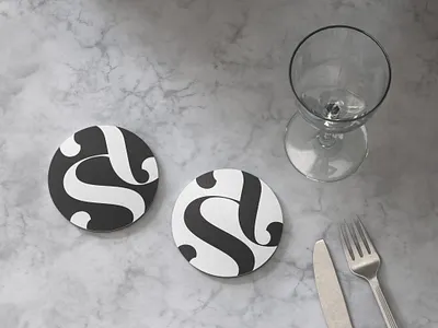 asakbay – Brand Identity Design black bold brand identity branding coasters logo logomark personal branding visual identity white