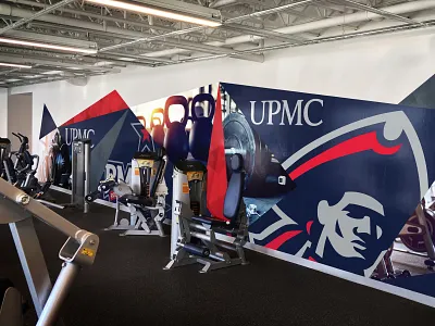 Robert Morris University design enviromental graphic design illustration installation vector