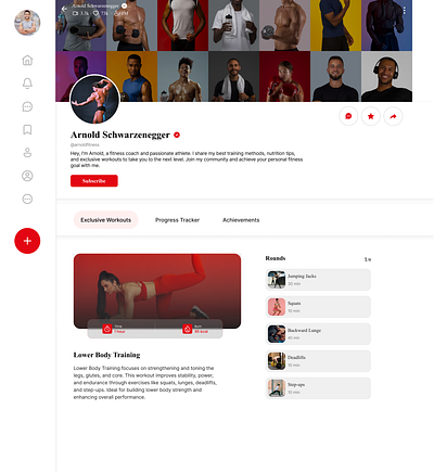 🏋️‍♂️ Ultimate Workout Tracker - Smart Fitness Logging figma design fitness gym homepage design landing page design responsive design screen designs social chatting ui ui design uiux ux web design workout