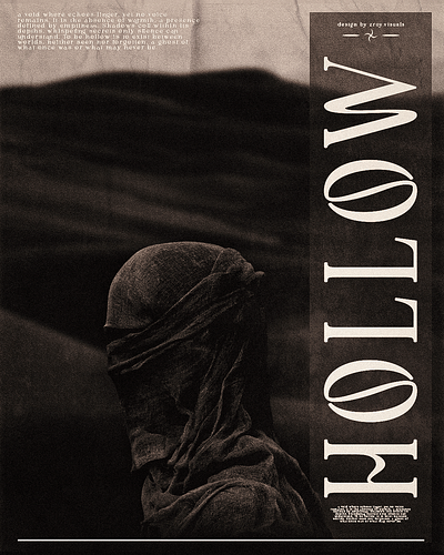 Hollow - Poster graphic design poster