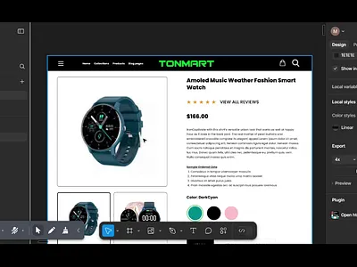 Product Page Section I designed In Figma branding ui