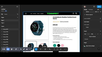 Product Page Section I designed In Figma branding ui