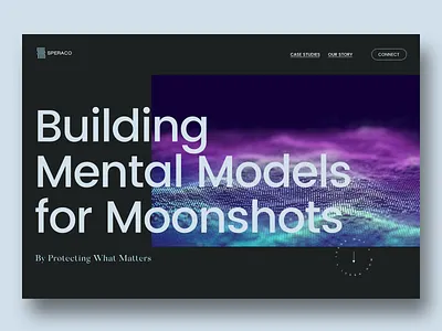 Speraco typography web design webflow