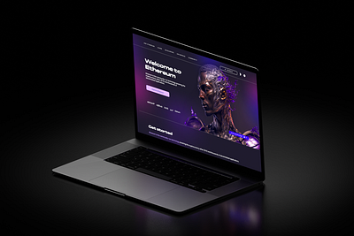 Web3 and Crypto UI Design for Ethereum Landing Page 3d art agency branding crypto decentralized finance design ethereum financial technology graphic design landing page redesign ui ui design web3